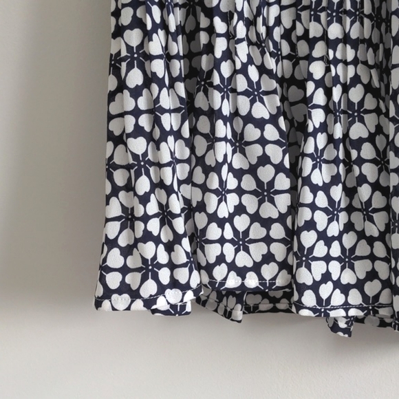 REBECCA MINKOFF | Cassandra Shift Dress Cap Sleeves, Navy & White, Women's S - Picture 6 of 15